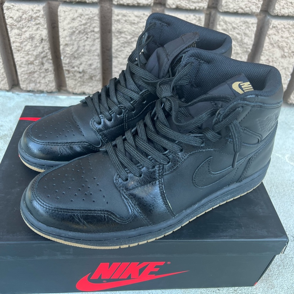Air Jordan 1 Retro High Black/Noir Gum Men’s 9.5